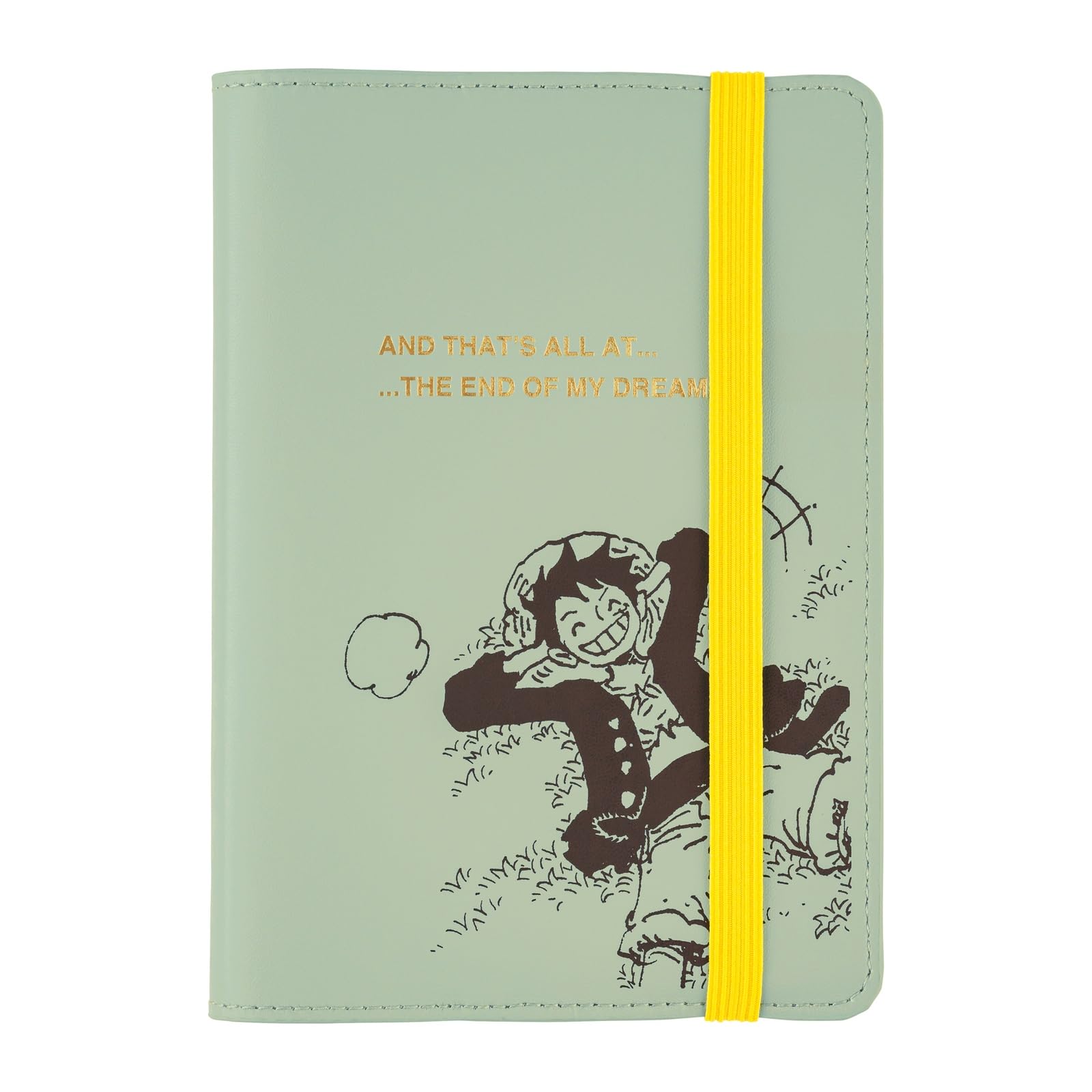 

Hobonichi Techo Original Блокнот ONE PIECE Dream Mint Green (A6) Обложка, Журнал/Конец Луффи, зелёный