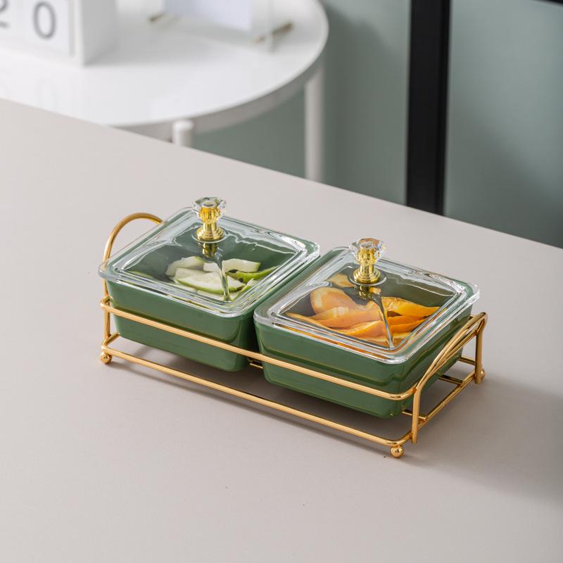 Ktv Clubhouse Fruit Plate Melamine Bar Muscle Foot Four Or Six Gongge Snack Plate Grid Barbecue Cold Vegetables Snack Plate Plate Plate