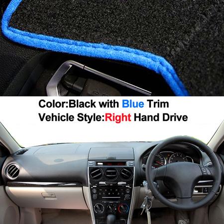 2 Layer Car Inner Dashboard Cover Sun Shade Pad For Mazda 6 MPS / Atenza 6 Mazdaspeed 2003 2004 2005 2006 2007 2008 Dashmat Pad