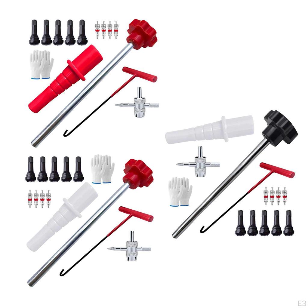 Quick Change Tire Valve Tool Kit Stem Puller Easy Installation Removal for Trucks