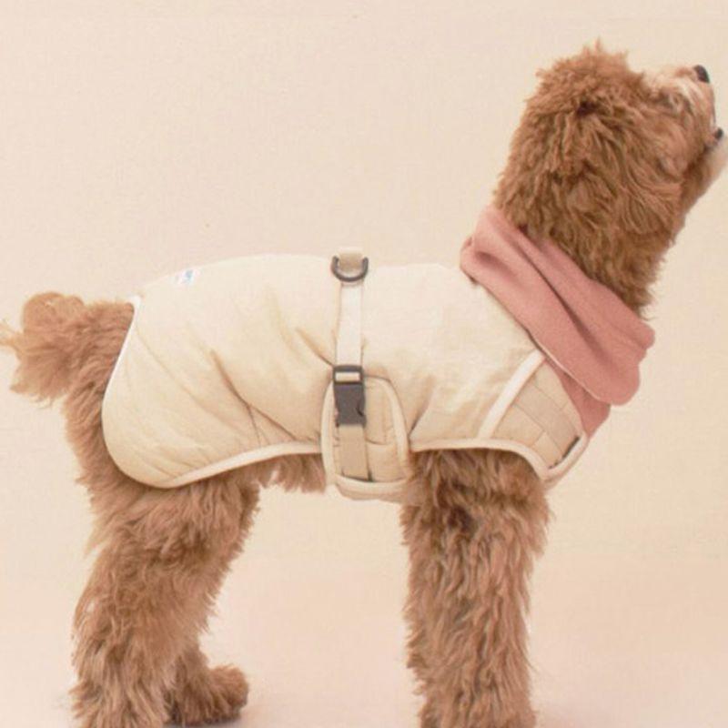 UBUN`TU 24-25 Ubuntu Harness Padding Hooded Ver. Peach Pink & Beige