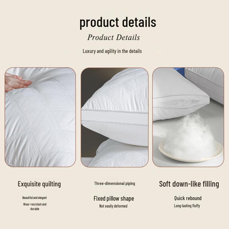 Nanjiren Antibacterial Fiber Hotel Pillows (Pair)