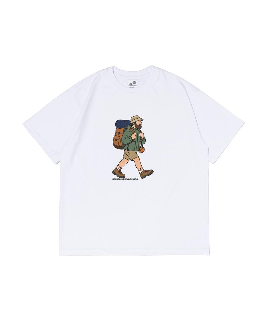 Wogseuaenko Light Cool Packing Short Sleeve T-Shirt (White)