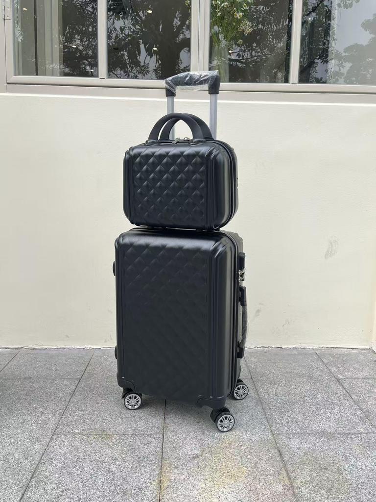 14-inch Lightweight Trolley Suitcase for Female Students & 20-inch Stylish Mother-Child Luggage with Universal Wheels