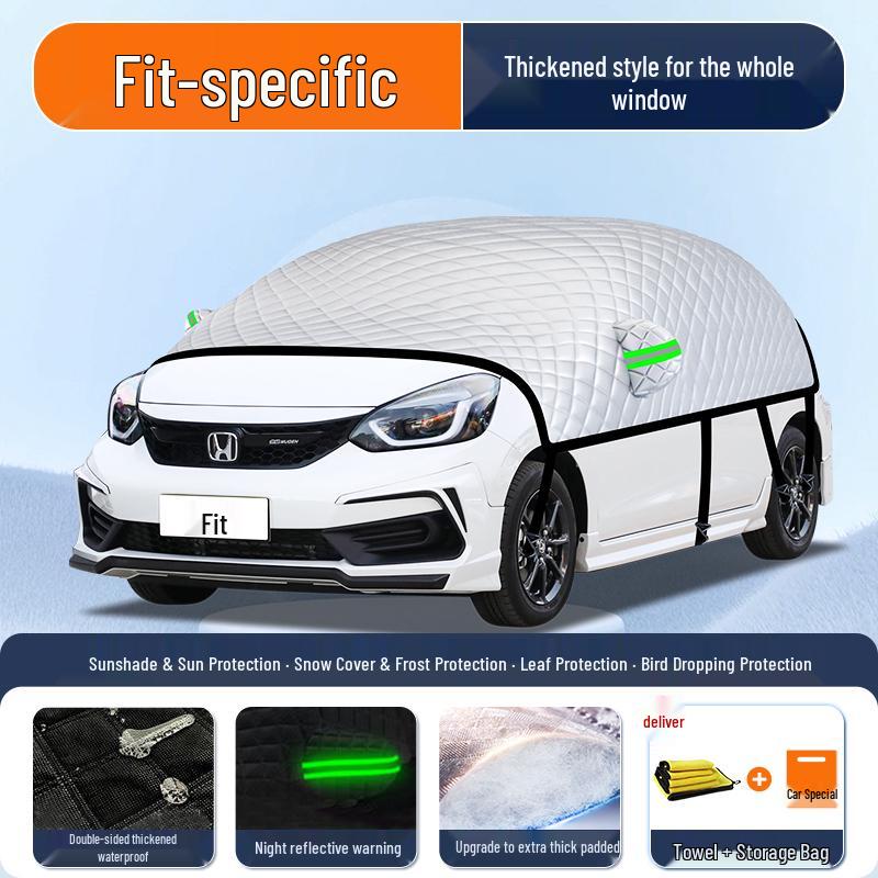 Honda Fit 4. Generation Sonnenschutz: Hitzeschutzvisier, Regenschirm, Vorhang, Windschutzscheibenabdeckung.