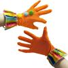 Funny Cosplay Clown Gloves For Halloween And Carnival Parties Soft Polyester Satin Pompoms Gloves With Elastic Design