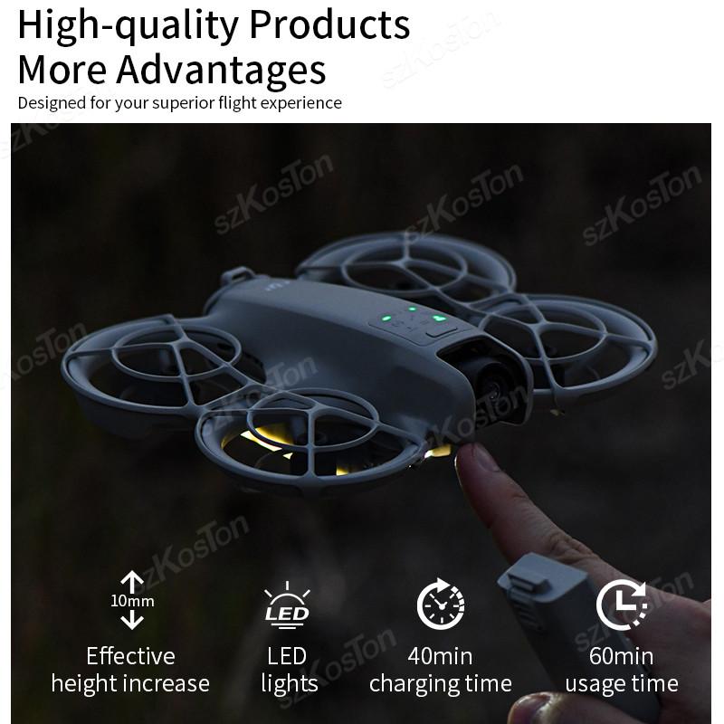 Para trem de pouso de drone DJI NEO Luz noturna Tripé luminoso Design de encaixe Bateria embutida Lâmpada recarregável para Dji Neo