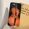 Musical Notes Violin Classical Phone Case For iPhone 17 16 15 14 11 12 13 Pro Max Mini XR 16e 15 16 Plus 17 Air Full Cover