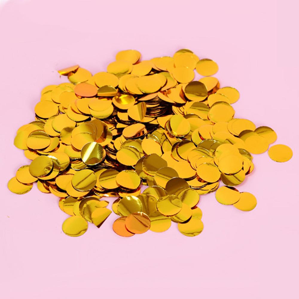 

20 г воздушные шары блестки наполнители круг конфетти посыпка сплошной/смешанный цвет шары наполнитель бросание конфетти декор для вечеринки 20g золотой