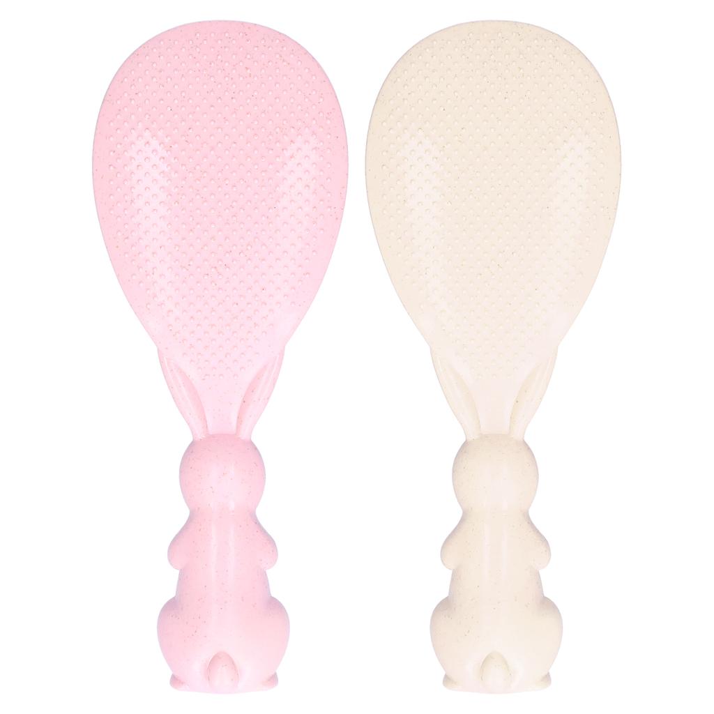 Rice Shovel Heat Resistant Eco Friendly Rice Spoon Corrosion Resistance Anti Drop Rabbit for Family for Restaurant for Kitchen