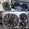 Universal 12V 80W/120W 7/10/12/14 Inches Car Air Conditioning Electronic Radiator Cooling Fan Blade Electric Cool Kit