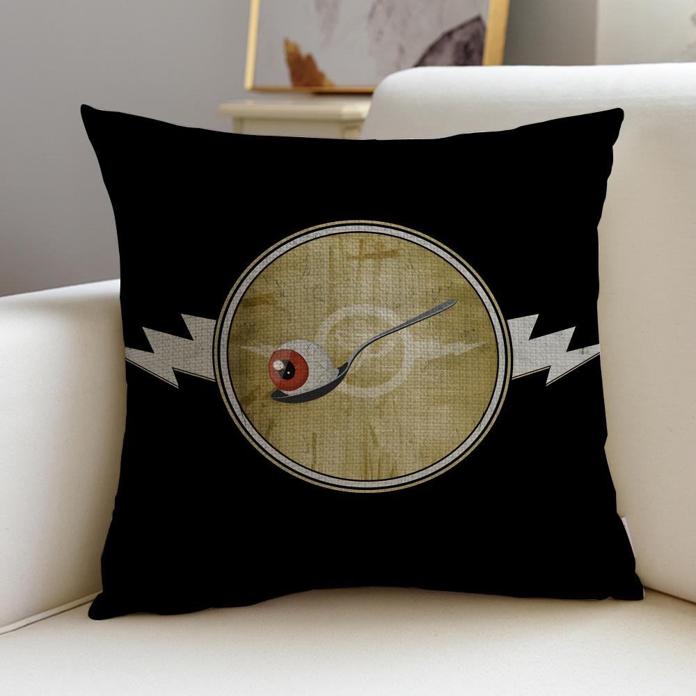 Legendary PPixiesS Cushion Cover Breathable and skinfriendly linen pillowcase square removable and washable cushion