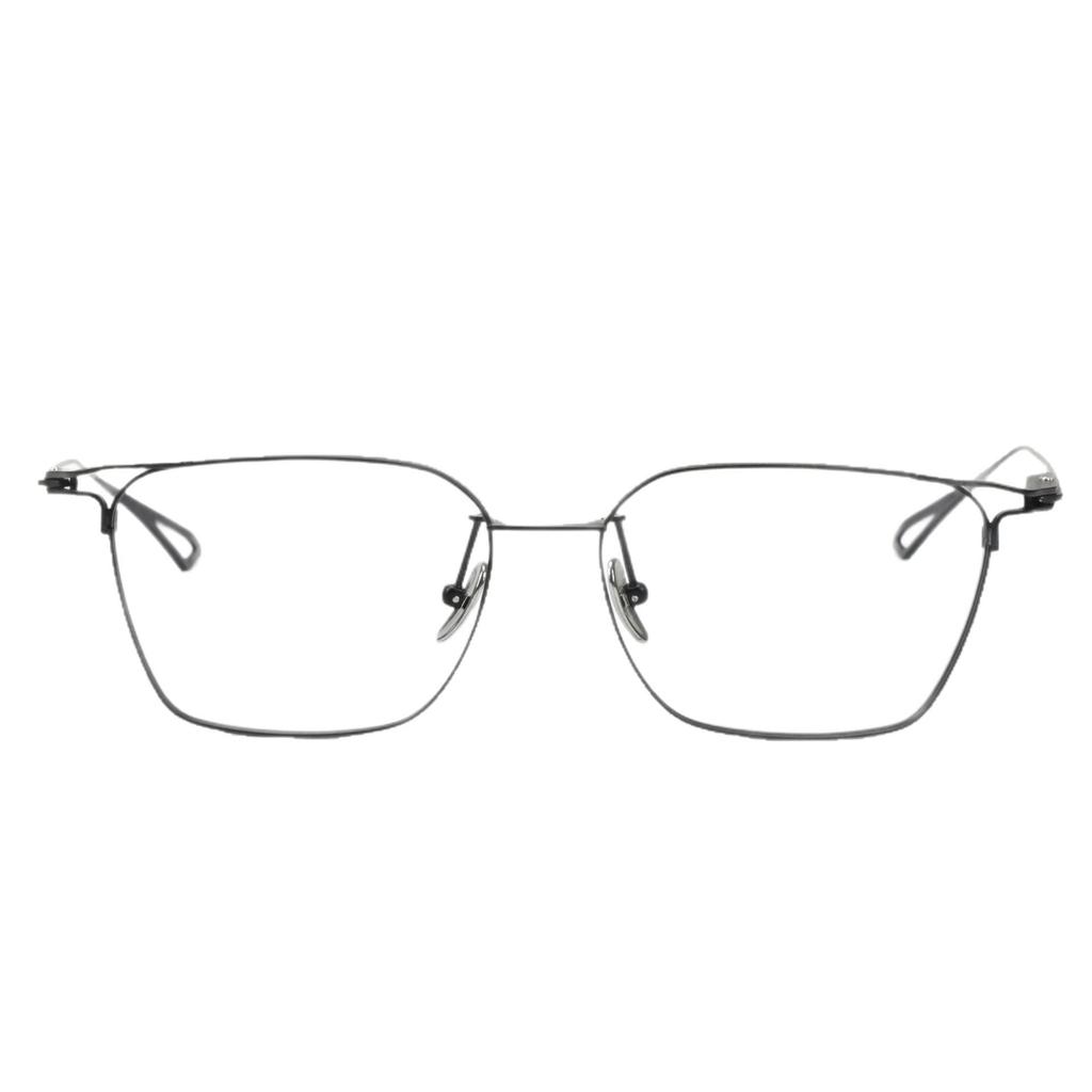 Retro Ultralight Square Pure Titanium Myopia Eyeglass Frames with Anti-Blue Light Coating