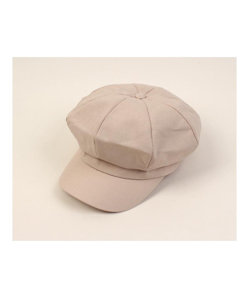 Yunibeosyeolkemiseuteuli Cool Beige Linen Newsboy Cap