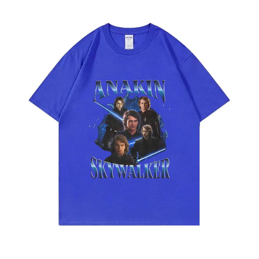 Limited Anakin Skywalker Tshirt Unisex Women Casual Cotton T Shirts Unisex Fashion Oversized Streetwear Male Vintage Cool Tshirt