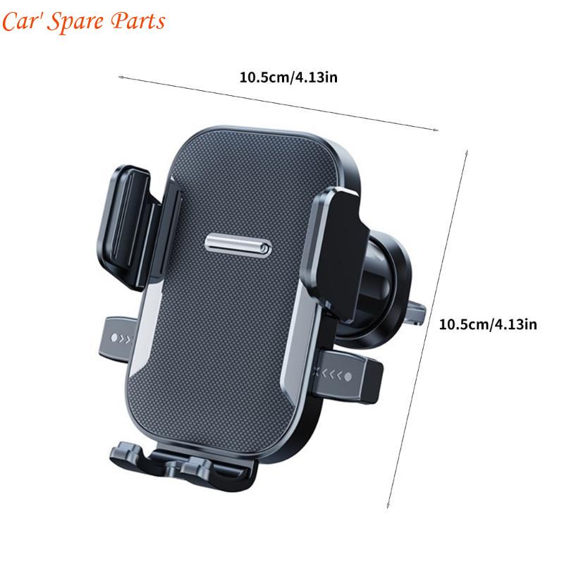 Y4UA Adjustable Car Phone Holder Phone Stand Dashboard Air Vent Mounted Stand Suction Cup/Hook Type Cradle for 4.5-7in Phone