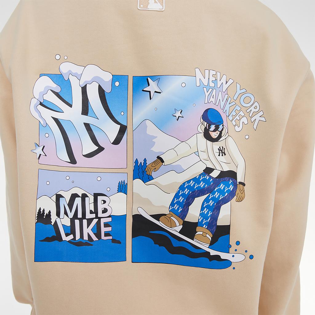 New MLB Like Series Sweatshirts Unisex Camel 3AMTL0134-50SAL