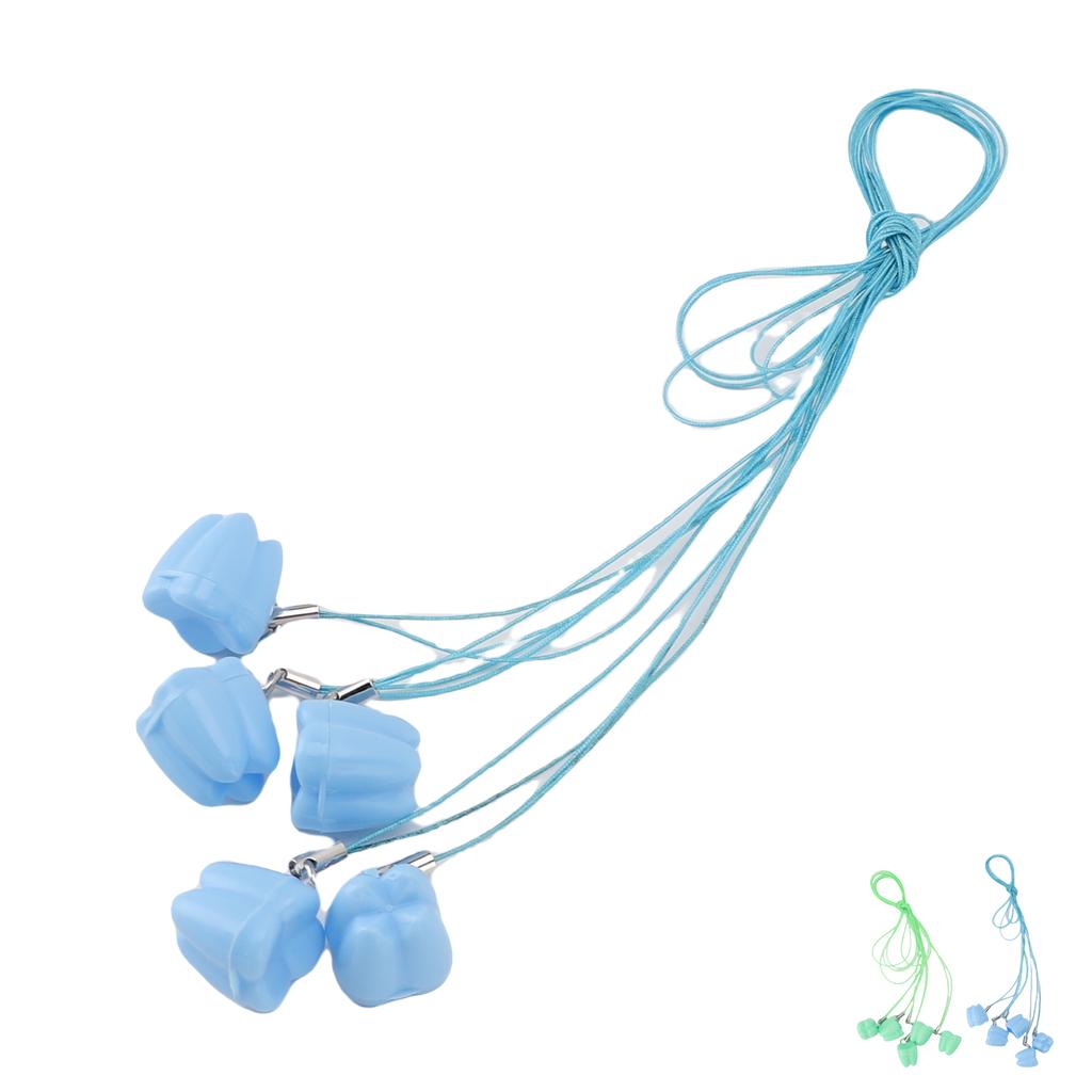 50 Pcs Tooth Saver Necklaces Portable Lost Teeth Saver Necklace Storage Cases for Kids