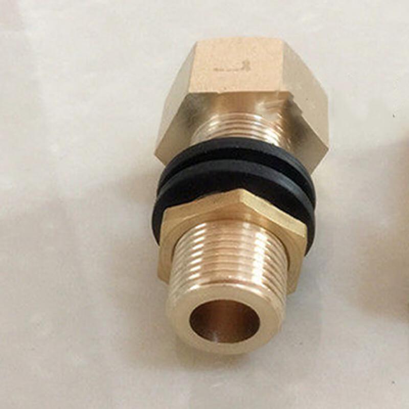 Jukai Copper Extended Bulkhead Conduit Connector