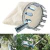 1Pc Fruit Picker Tool, Metal Cherry Picker Tool, Fruit Picker Basket Head,Fruit Harvester Attachment Garden Hardware Tools