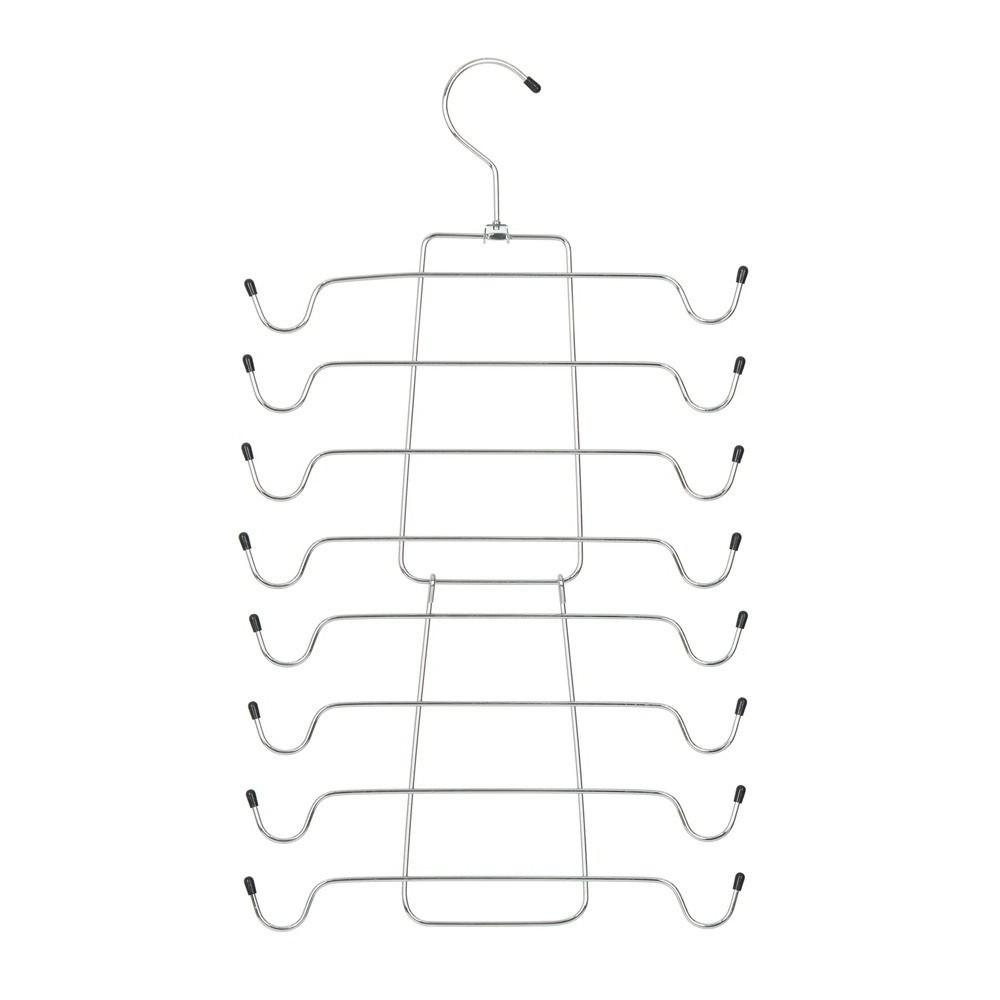 8 Tier Underwear Hanger Stainless Steel Seamless Design Bra Tank Top Hangers Foldable Display Closet Organizers Trouser Racks