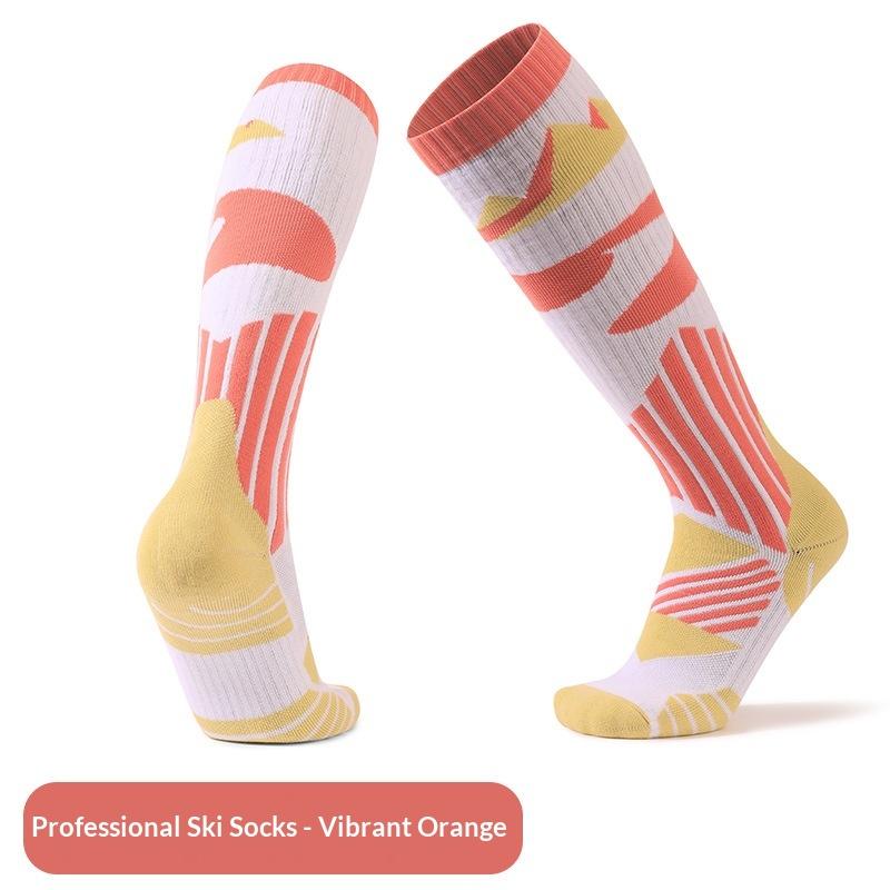 1 Pair Professional Winter Ski Socks Adult Snow Hiking Socks Thickened Warm Sports Snowboard Cycling Soccer Socks Women Men Gift