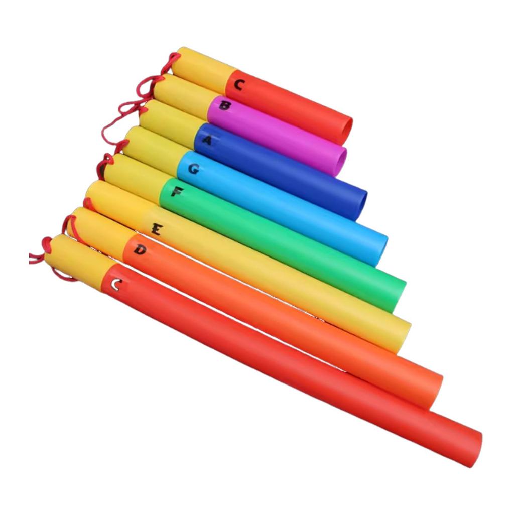 Music Tubes Classroom Instruments Early Learning Teaching Tools 8 Tones Sound Tube Diatonic Set of 8 for Toddlers Preschool