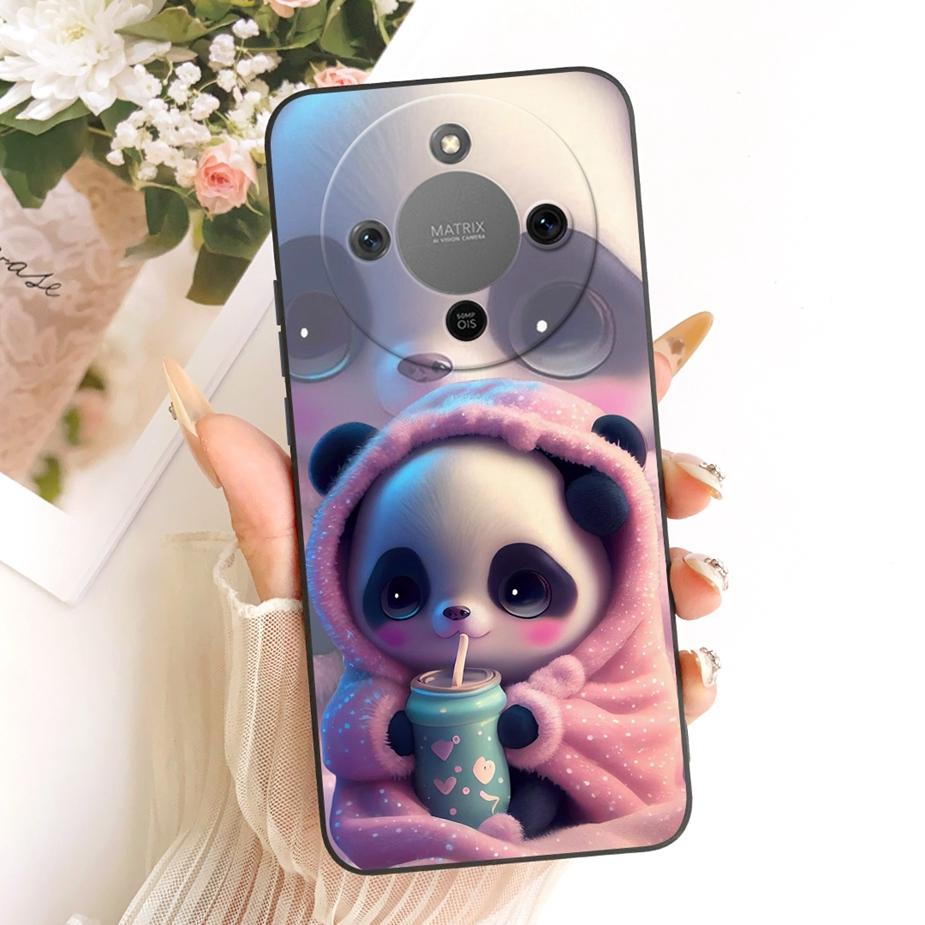 For Honor X9d Case Magic8 Lite Cute Fashion Cartoon Cover Soft TPU Phone Case For Honor Magic 8 Lite X 70 HonorX9d HonorX70 Bags