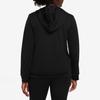 Nike CR7 Szolid Logó Nyomott Laza Kapucnis Pulóver Gyerek kapucnis pulóverek Fekete DX5460-010