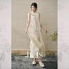 JK&JS Moonlight Poet Embroidered New Chinese Style Long Dress