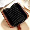 Genuine Leather Mini Card Holder Wallet Men Women Slim 2-Fold RFID-Blocking Case With Multiple Slots