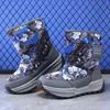 Jungen Winter 2025 High-Top Schneestiefel mit dickem Plüschfutter - Outdoor Baumwollstiefel für Kinder