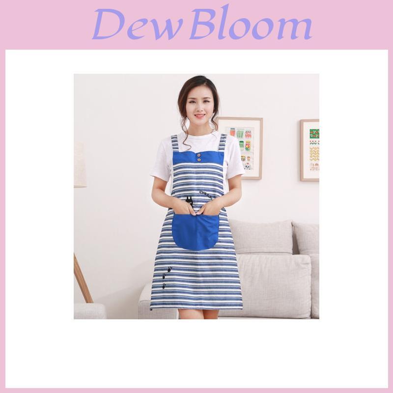 Premium Quality New Cute Home Womens Kitchen Restaurant Bib Cooking Apron With Pockets