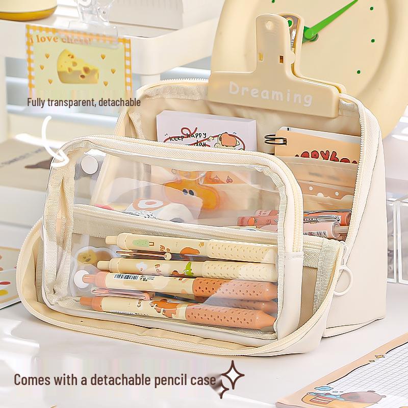 Nine-Layer Ita Bag Pencil Case - Large Capacity, Stylish, DIY, Girl's Trend, Simple Stationery Box