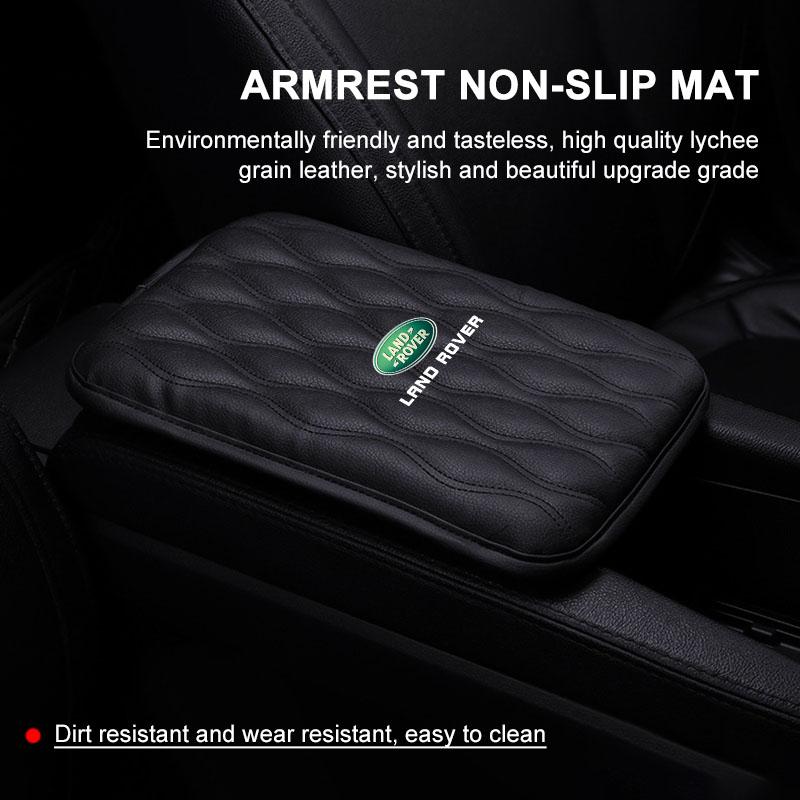Läder Bil Armstöd Skydd Vattentät Handkudde Styling för Land Rover Discovery Sport Freelander 3 SVR L320 L330 Defender Range Rover