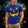 T Shirts Men Tall Men's Casual Halloween Humorous And Funny 2D Printed Short Sleeve T Shirt Mens Sweatpants Tall