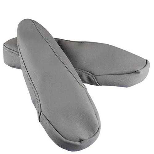

2x Gray PU Leather Car Front Armrest Arm Rest Cover For Honda Odyssey 2005-2010