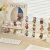 Blind Box Storage Display Rack Handmade Display Box Lego Doll Dustproof Transparent Acrylic Box Covered, Stackable Cartoon