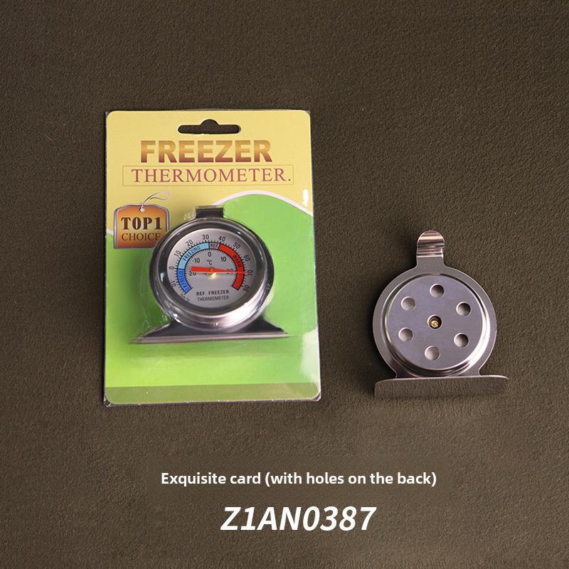 

Биметаллический термометр для холодильника и морозильника из нержавеющей стали Kaitai Delicate card slot with hole on the back