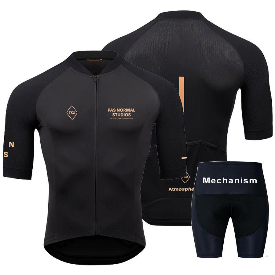 2023 Men's Team Edition Summer Cycling Suit Set - Short Sleeve Road Bike Apparel