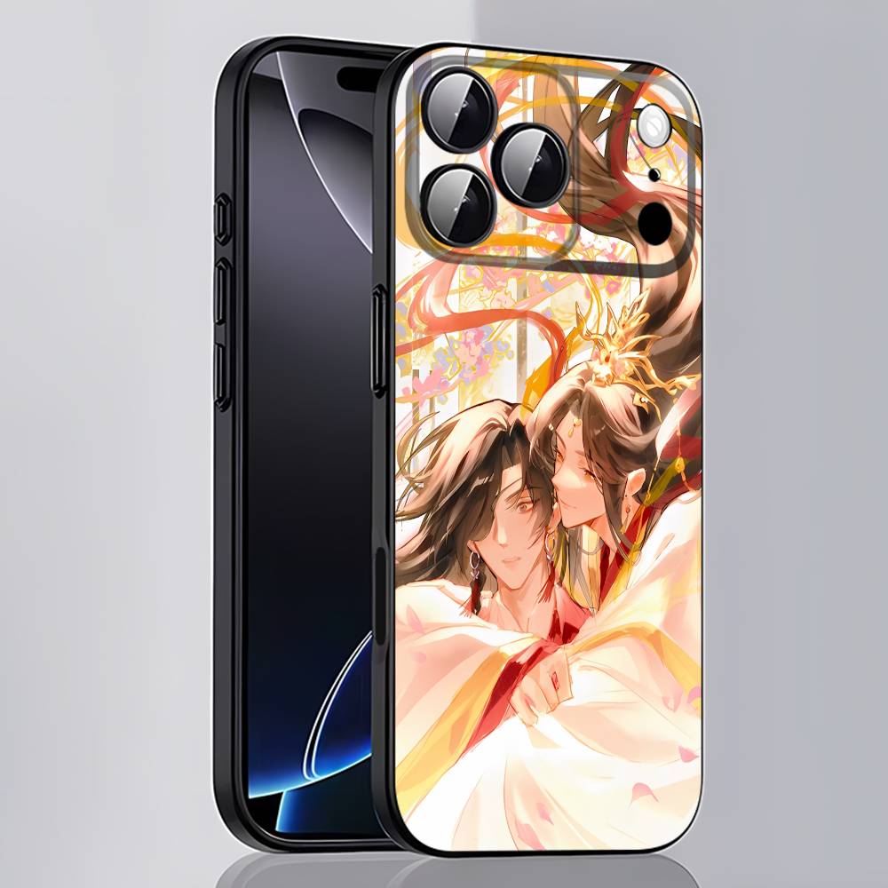 H-Heaven C-Cartoon Officials Blessing For iPhone 17,16,15,14,13,12,11,Pro,Max,Plus,E,SE4,Air,Mini Black Phone Case Cover