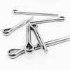M3 M4 M5 M6 M8 weiß verzinkt Typ Feder Splint Haar Pin Split Clamp Traktor Offene Elastische Clip für Auto