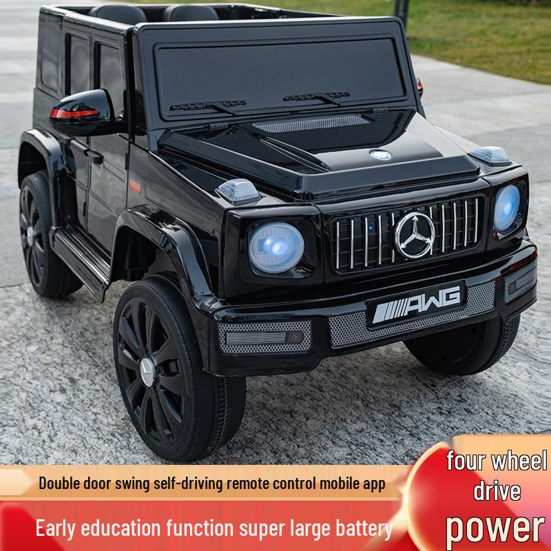 Mercedes-Benz G-Class Kids' Electric Off-Road Car with Remote Control, Suitable for Boys and Girls - Large Four-Wheel Drive, Ride-On Vehicle.
