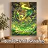 Jolteon Custom Name Diamond Painting Personalized 5D Full Drill DIY Diamond Art Home Decor