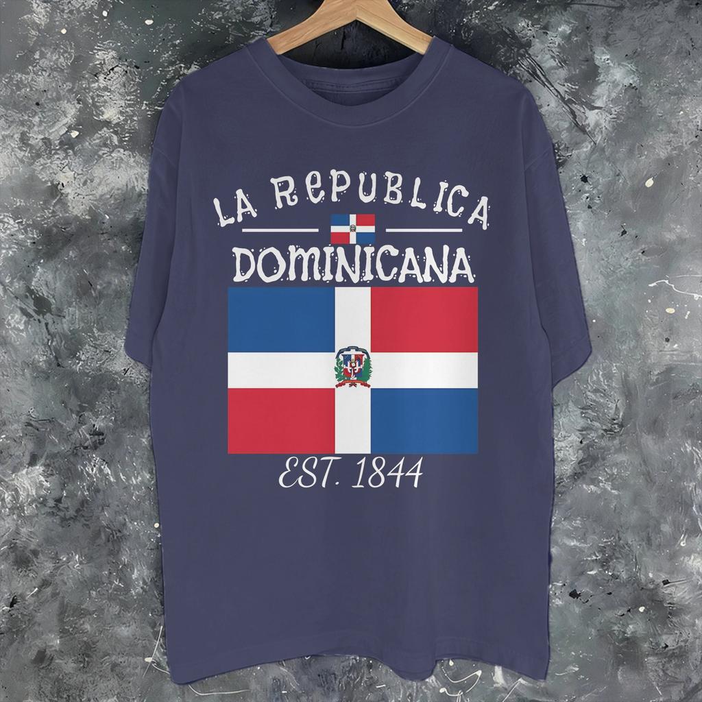Unisex Women Graphic Print Dominican Republic  Tee T Shirt Pure Cotton  Tshirts Clothes