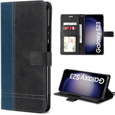 Case for Samsung Galaxy S23 Navy Blue Scratch-Resistant 360 Degree Protection Two-Tone