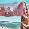 Aya Takano Art Anime Beach Swimming Towel Soft Absorbent Washcloth Children's Gifts for Kids Travel Camping Gym
