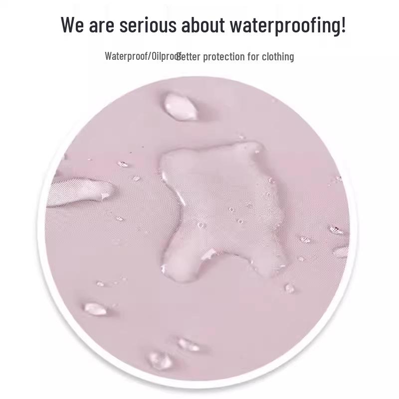 Letní tenká voděodolná a olejivzdorná kuchyňská zástěra s funkcí otírání rukou - Roztomilý, módní design a širší pas pro vaření při smažení