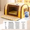 Houndstooth Dog Bed for Large Dogs & Cats - Autumn/Winter Deep Sleep Bed