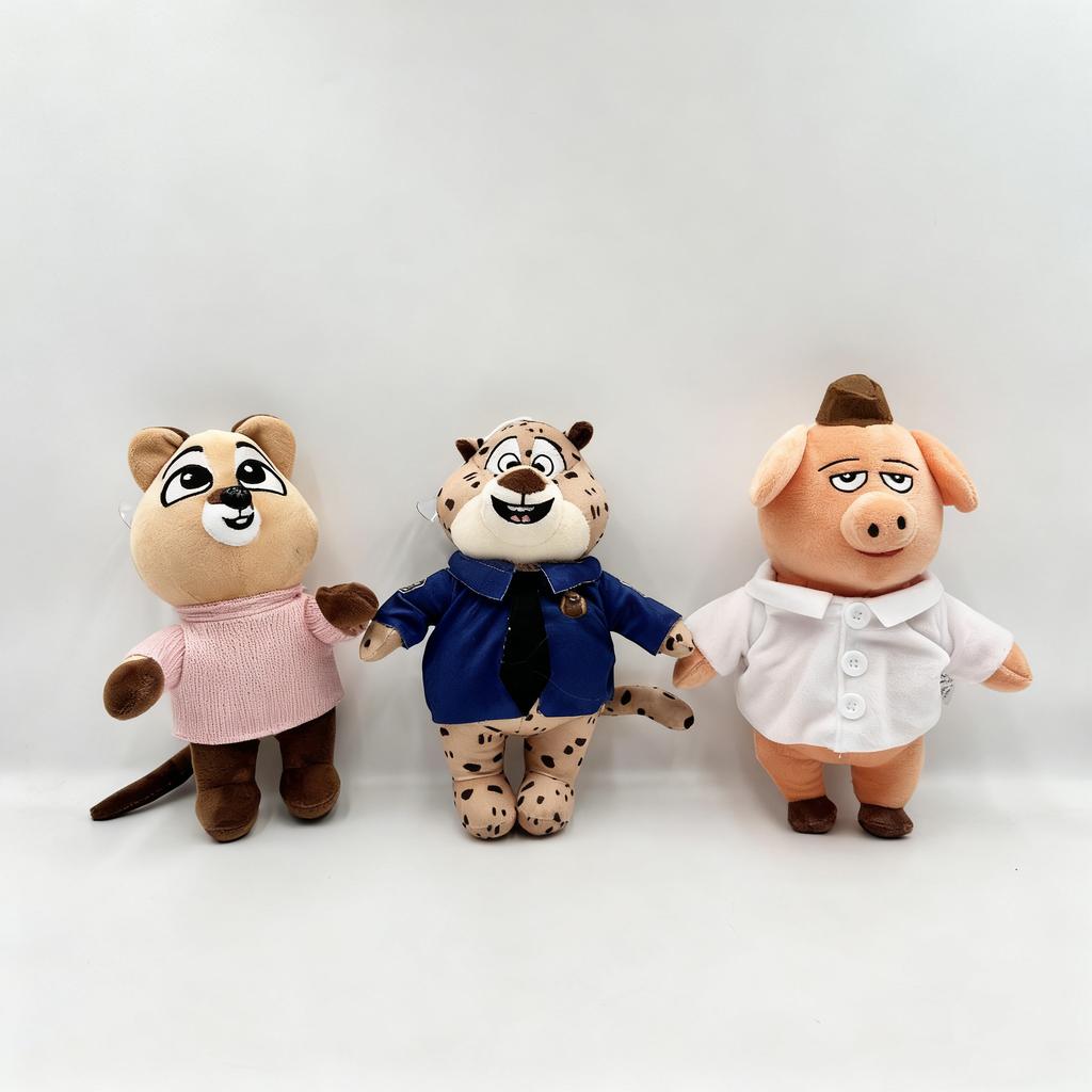 Zootopia Character Nick Wilde Judy Hopps Cartoon Cute Plush Animal Toy Doll Model Birthday Christmas Gift For Children Friends